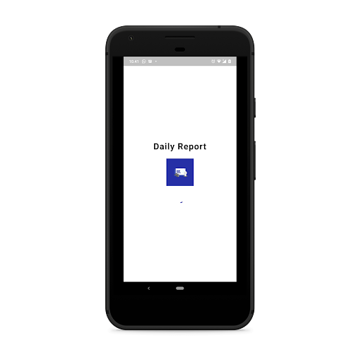 Android application Daily Report screenshort