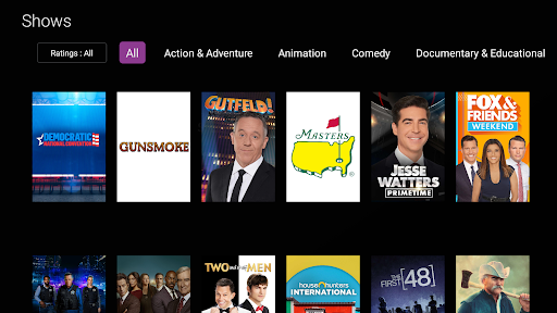 Screenshot of FidelityTV