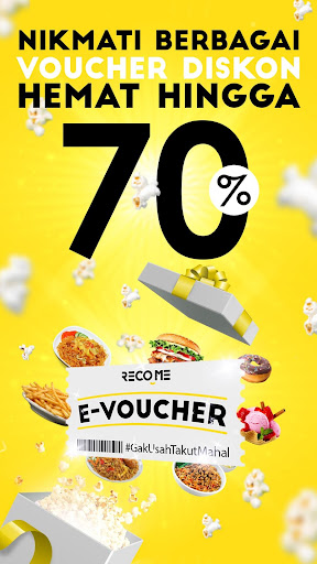 Android application RecoMe - Rekomendasi makanan, screenshort