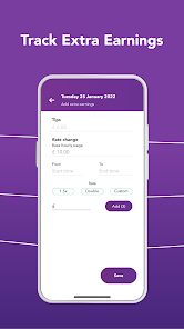 Screenshot 3 WAC: Hours/Pay & Bills Tracker android