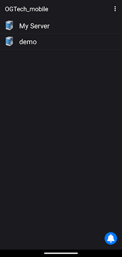 Android application OGTech_mobile screenshort