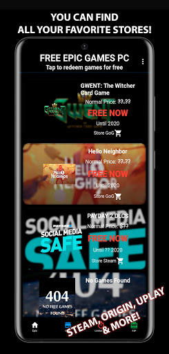 Free Epic Games PC, Steam, uPlay, Blizzard  more