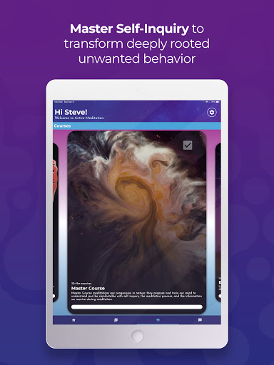 Screenshot of Active Meditation