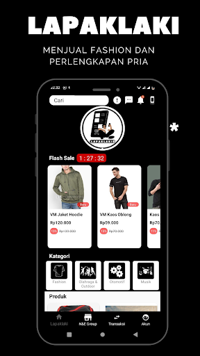 Android application Lapaklaki screenshort