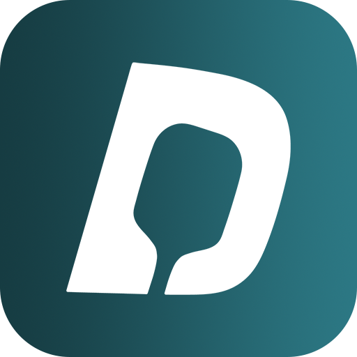 Dink! Pickleball Round Robins logo