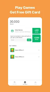 AppNana: cartões-presente – Apps no Google Play