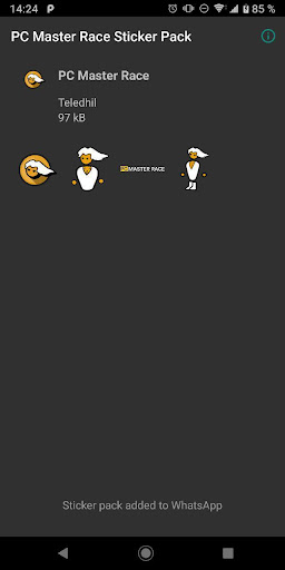 PC Master Race Sticker Pack Screen 2
