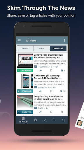 Gadgets News - Newsfusion Screen 3