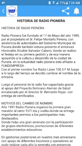 Radio Pionera Punata Screen 3