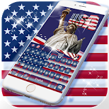 American flag Keyboard Theme icon