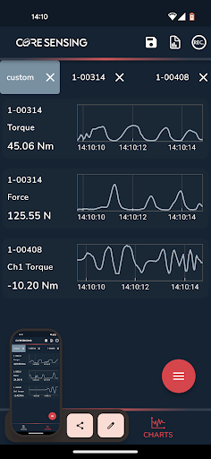 coreVIEWER Screen 3