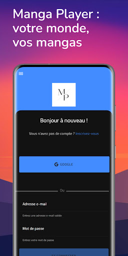 Android application Manga Player - Français screenshort