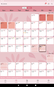 WomanLog Pro Calendar 18