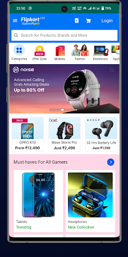 India Online Shopping App Screen 2