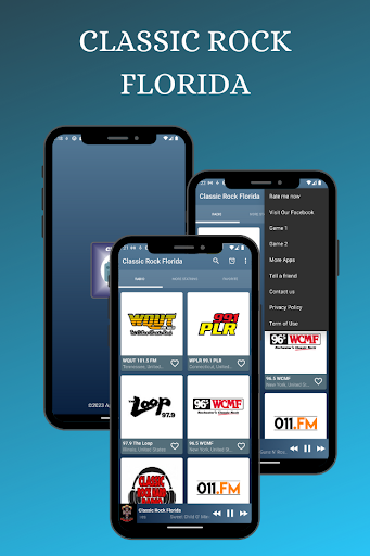 Android application Classic Rock Florida Radio screenshort