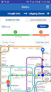Captura de Pantalla 3 Korea Subway Bus android