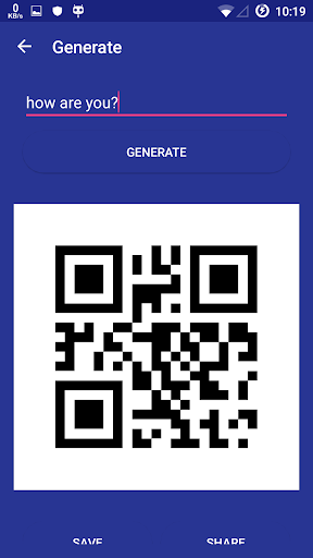 QR Code Reader Generator Screen 3