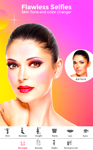 Android application WOWGIRL - Girl photo Editor , screenshort