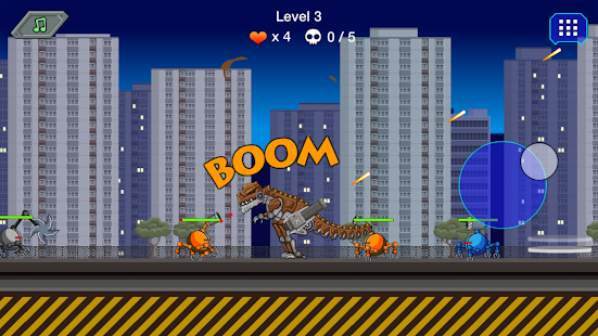 Robot Dino T-Rex Attack apkdebit screenshots 3