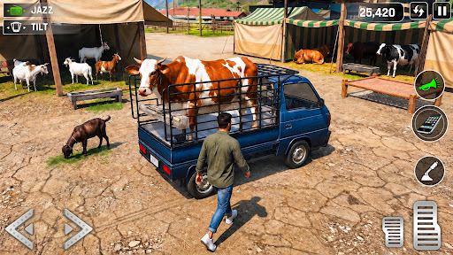 Farm Animal Cargo Truck cow 3d screenshot
