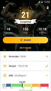 Home Workout for Men - Bodybuilding 1.0.16 Screenshots 6