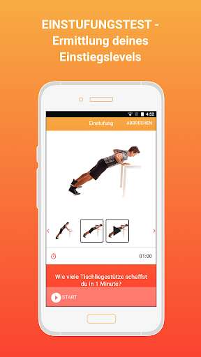 Android application Fit in 11 Minuten screenshort