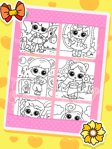 Coloring dolls  screenshots 1