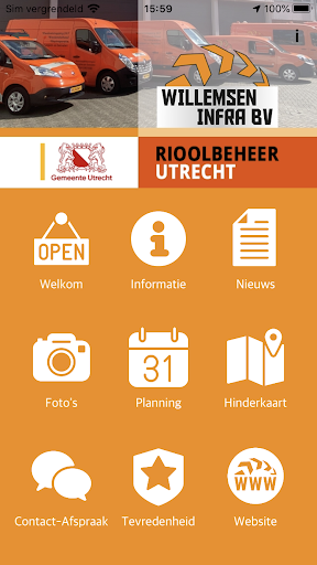 Android application Rioolbeheer Gemeente Utrecht screenshort