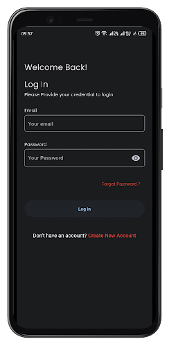 Android application Tome Tracker screenshort