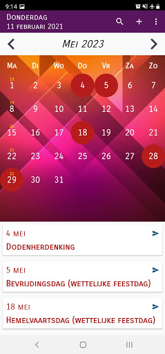 Kalender Nederlands