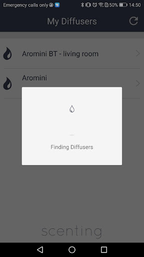 Android application Scenting screenshort