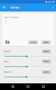 Tell Me - Text To Speech