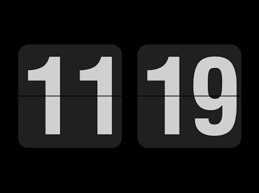 FlipClock Screen 3