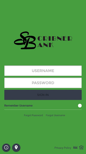 Android application Scribner Bank screenshort