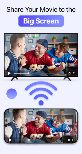 Screenshot of Cast to TV & Screen Mirroring