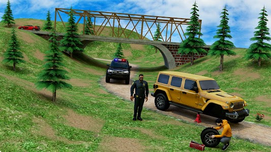 Police Jeep Driving: Cop Games Unknown