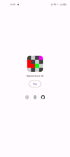Android application Classic Snake Game screenshort