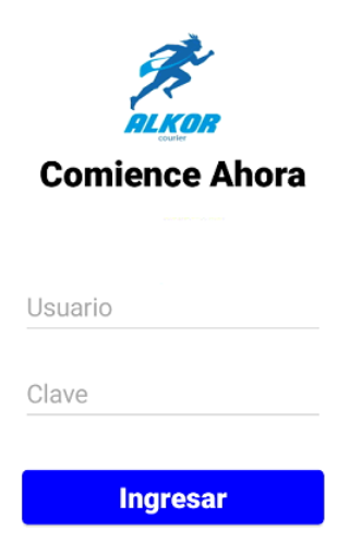 Android application Logi+ ALKOR Courier screenshort