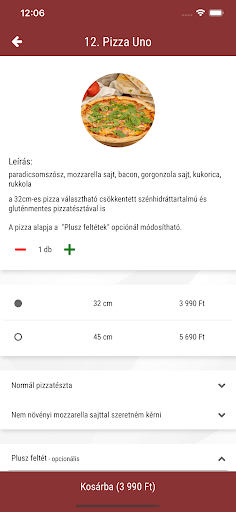 Pizza Uno Screen 3