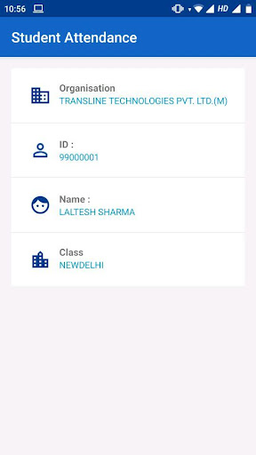 id2 Student Attendance Screen 3