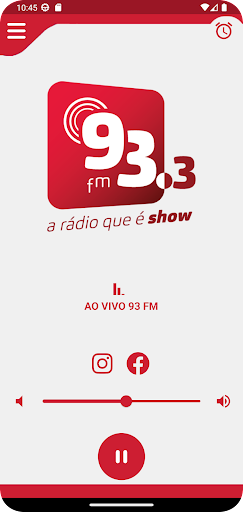 Android application 93FM Barbacena screenshort