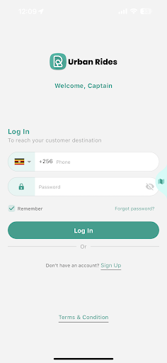 Android application Urban Driver - Accept Rides screenshort