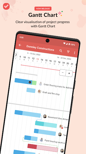 Android application Zoho Projects screenshort