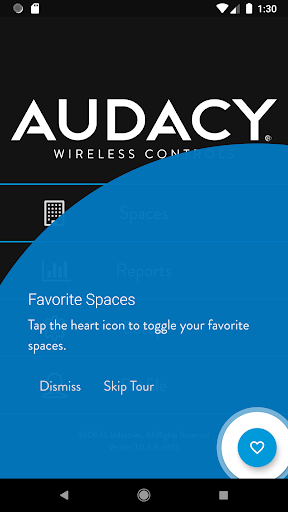 Audacy Controls Screen 2