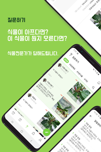 Android application 식물119 - 식물키우기, 식물이름찾기, 식물물주기 - screenshort