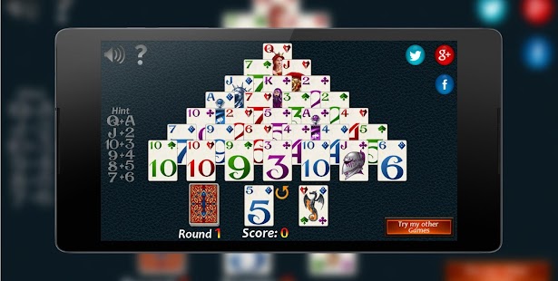 Pyramid Solitaire Fantasy Screenshot