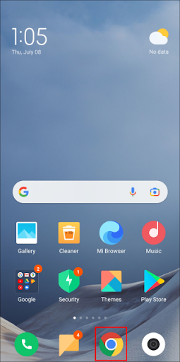 Android application fair feel screenshort