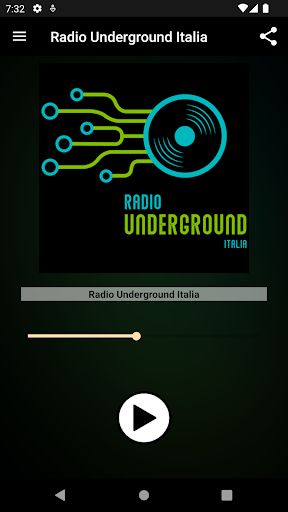 Android application Radio Underground Italia screenshort