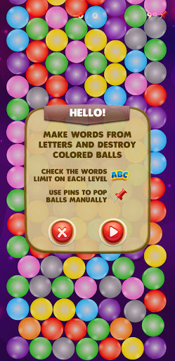 LetterBall - English word game Screen 3