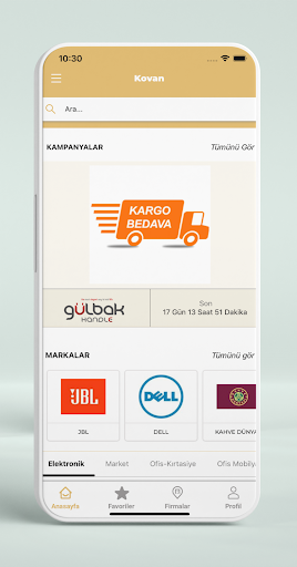 Android application Kovan Uygulaması screenshort